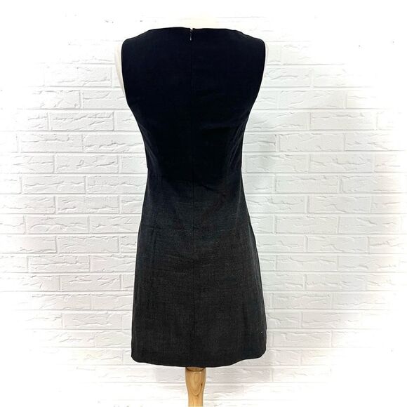 Theory Blainey Np Ascend Ombré Wool Pleated Sheath Dress Size 2 - Picture 2 of 5